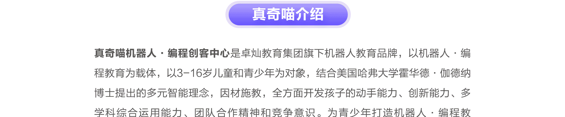 真奇喵机器人教育
